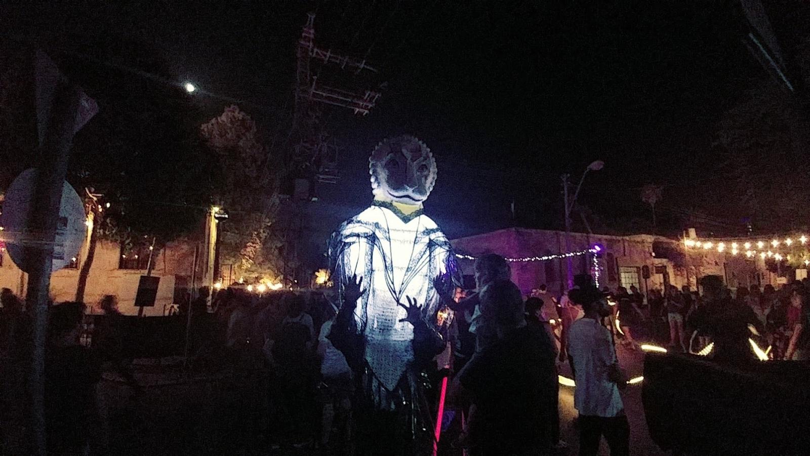 מי מסתתר מאחורי המסכה? חתול, מפלצת או ילדה יפה (צילום: דני בלר)